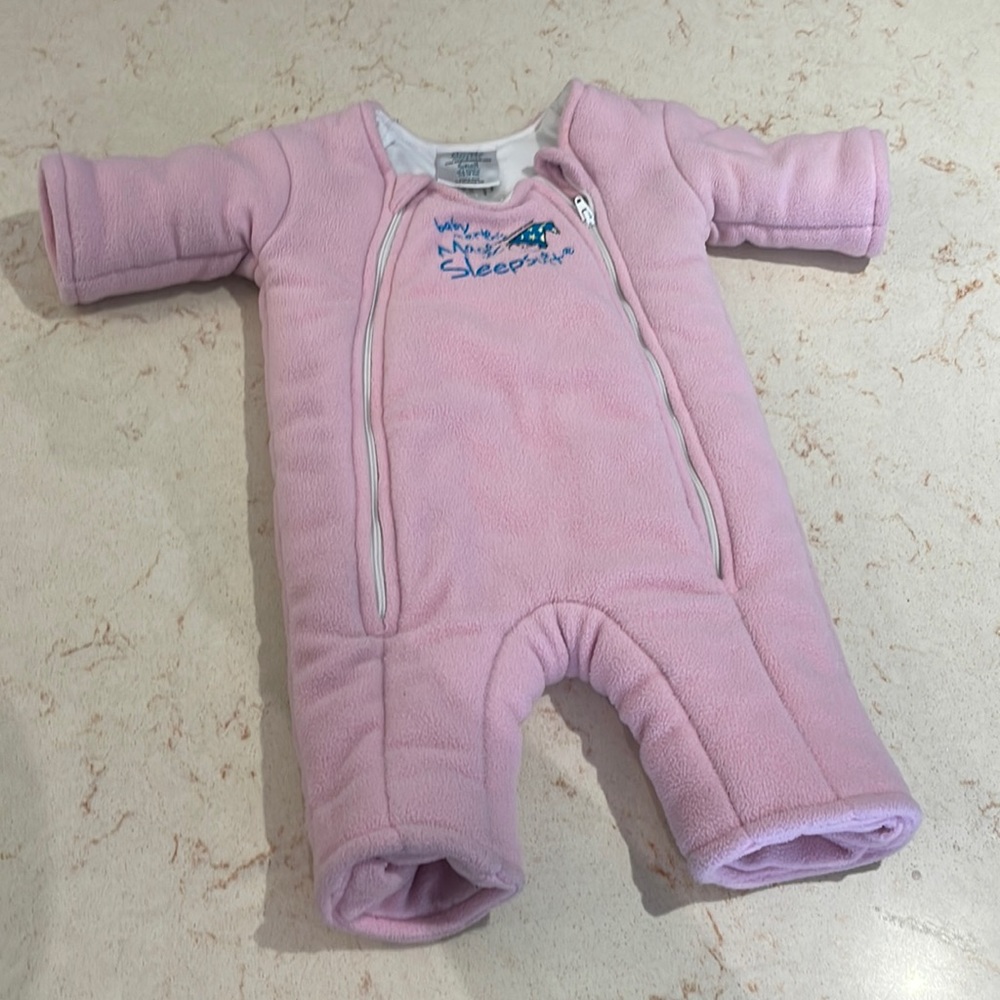 Baby Merlin’s magic sleepsuit pink SZ small